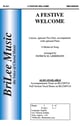 Festive Welcome, A Unison/Two-Part choral sheet music cover